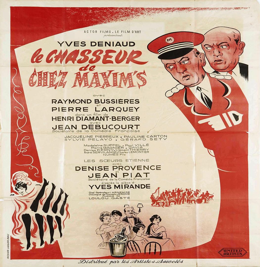 Le Chasseur De Chez Maxim's 1953 Francomac™: Diamant-Berger, Henri - 1953 - Le chasseur de chez Maxim's